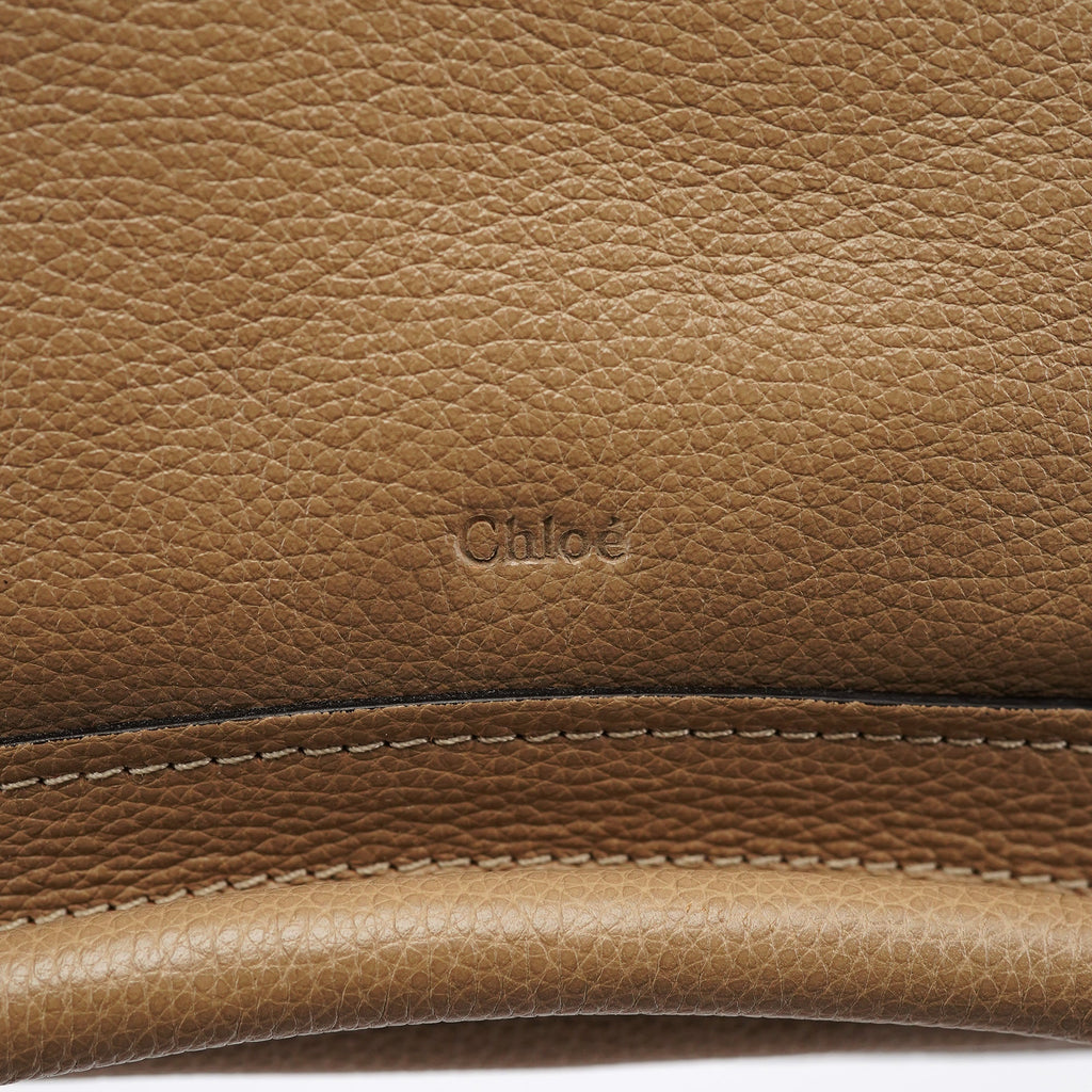 Beige Leather Paraty 2-Way Bag