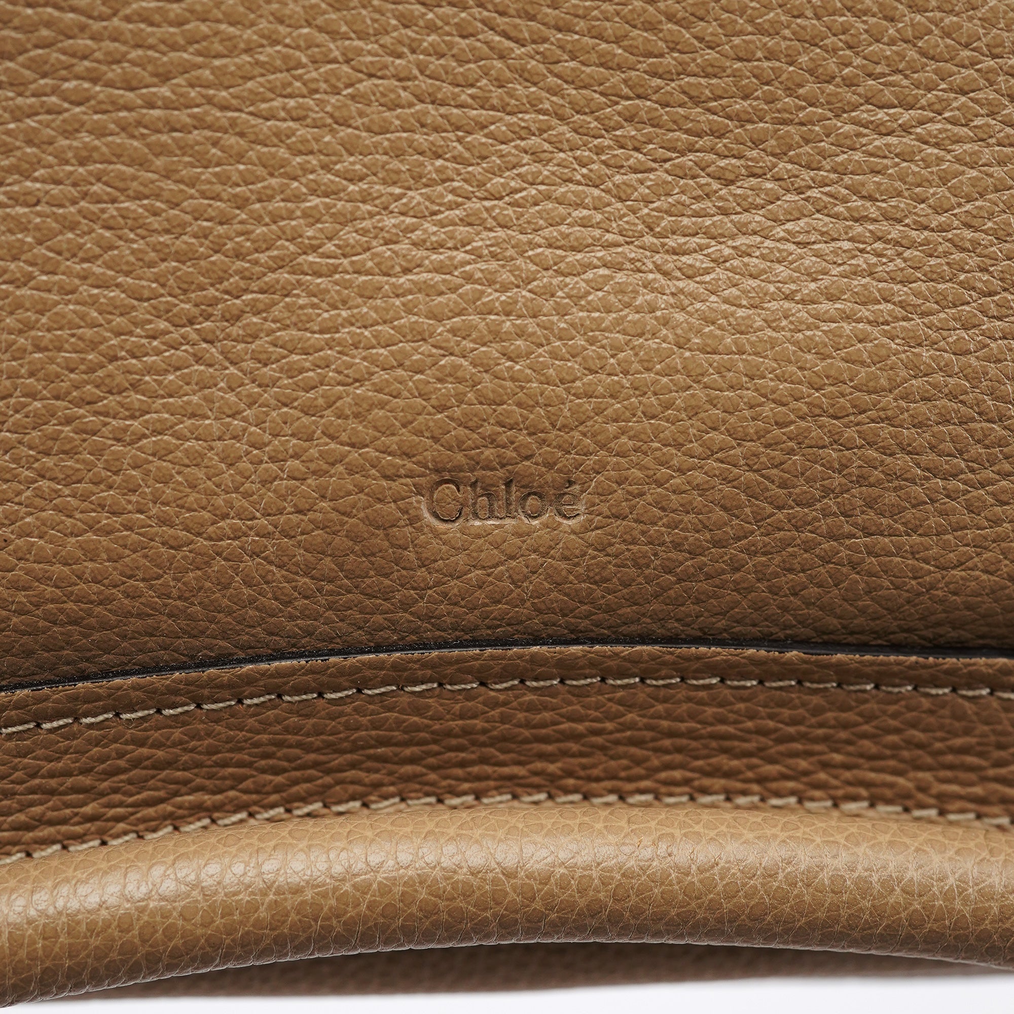 Beige Leather Paraty 2-Way Bag