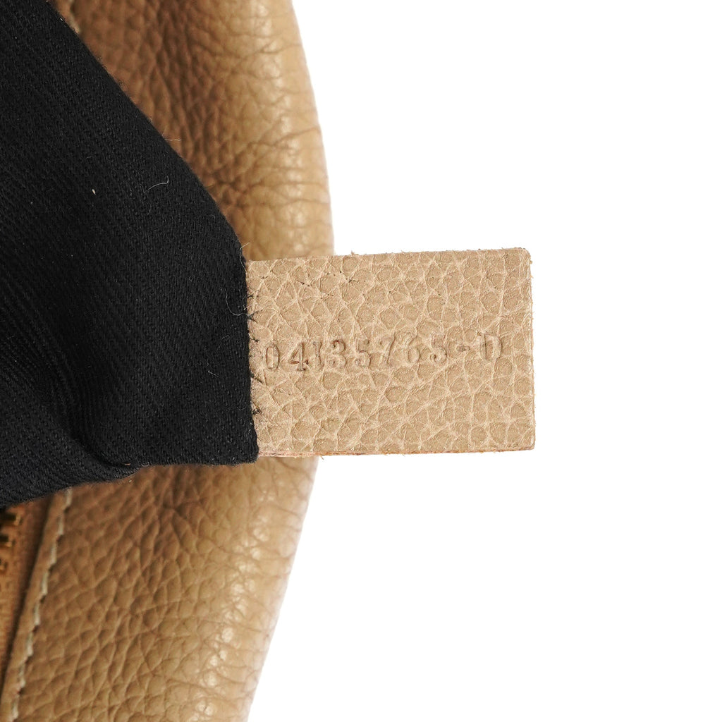 Beige Leather Paraty 2-Way Bag