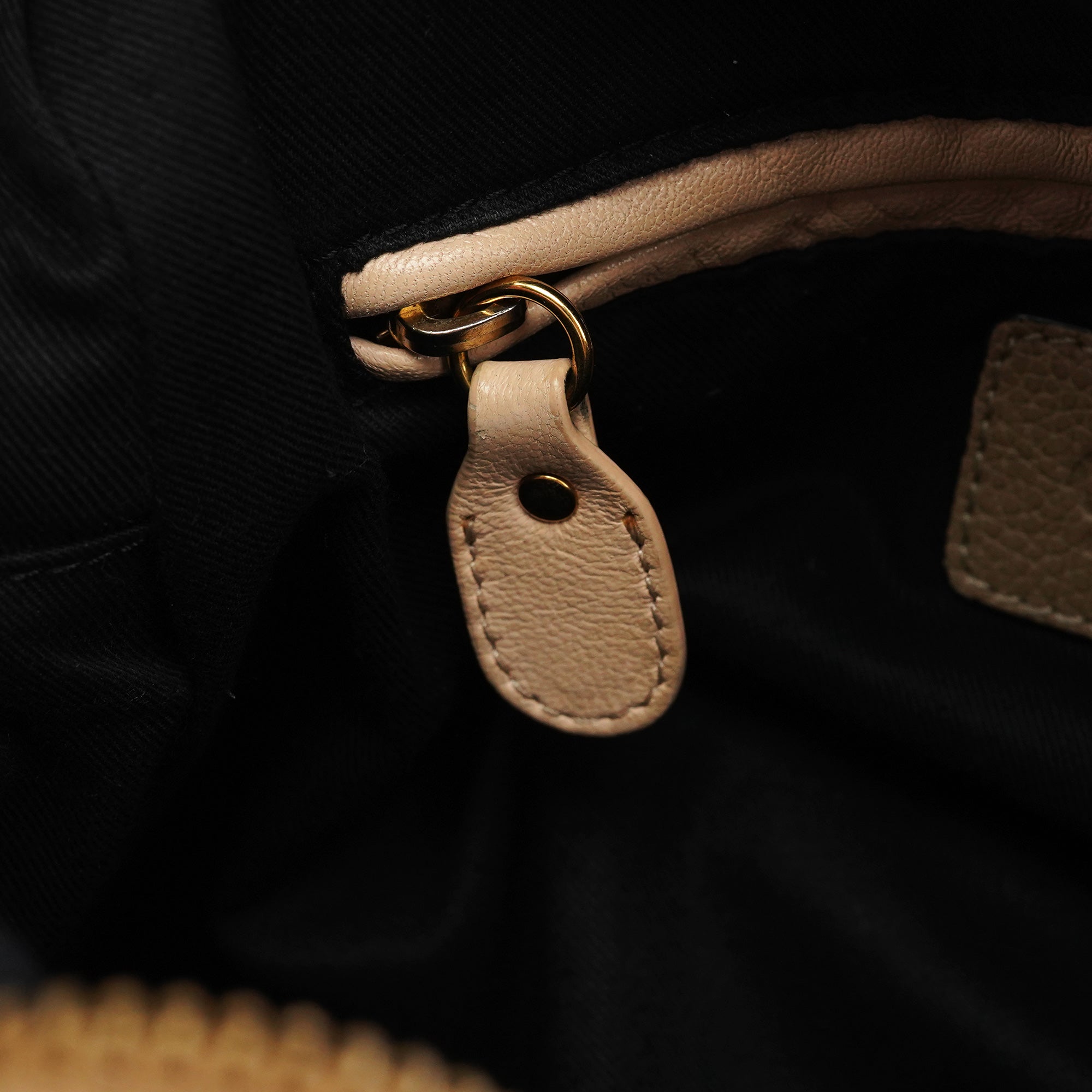 Beige Leather Paraty 2-Way Bag