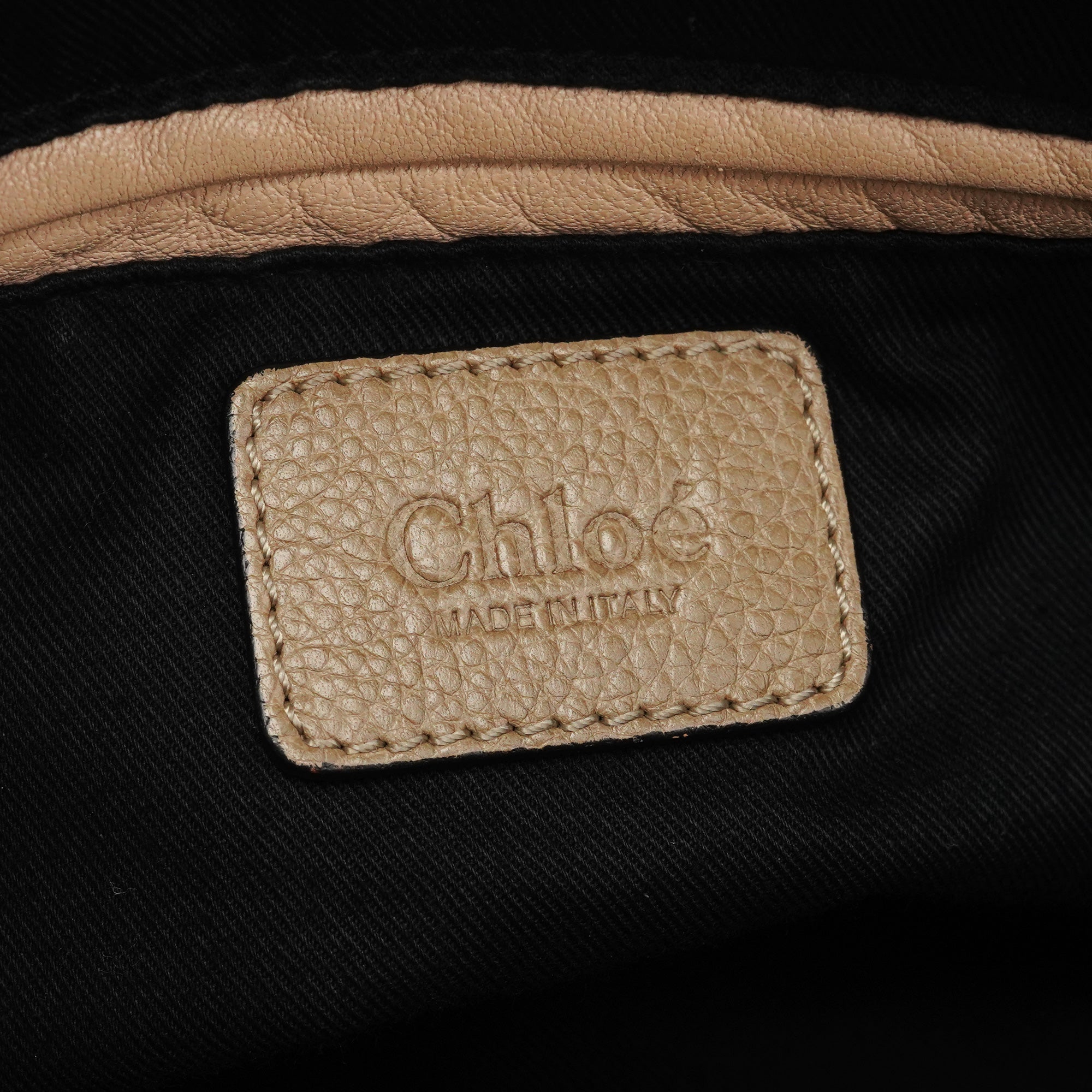 Beige Leather Paraty 2-Way Bag