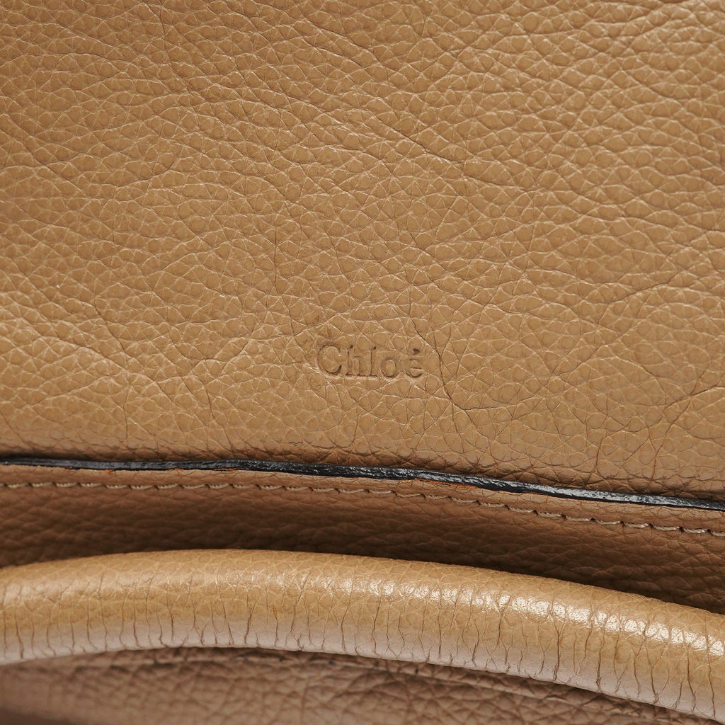 Beige Leather Paraty 2-Way Bag