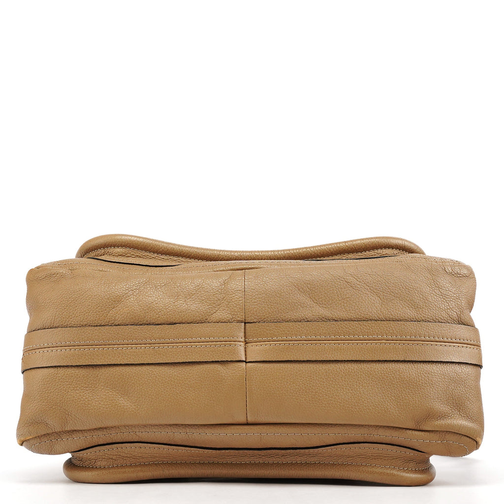Beige Leather Paraty 2-Way Bag