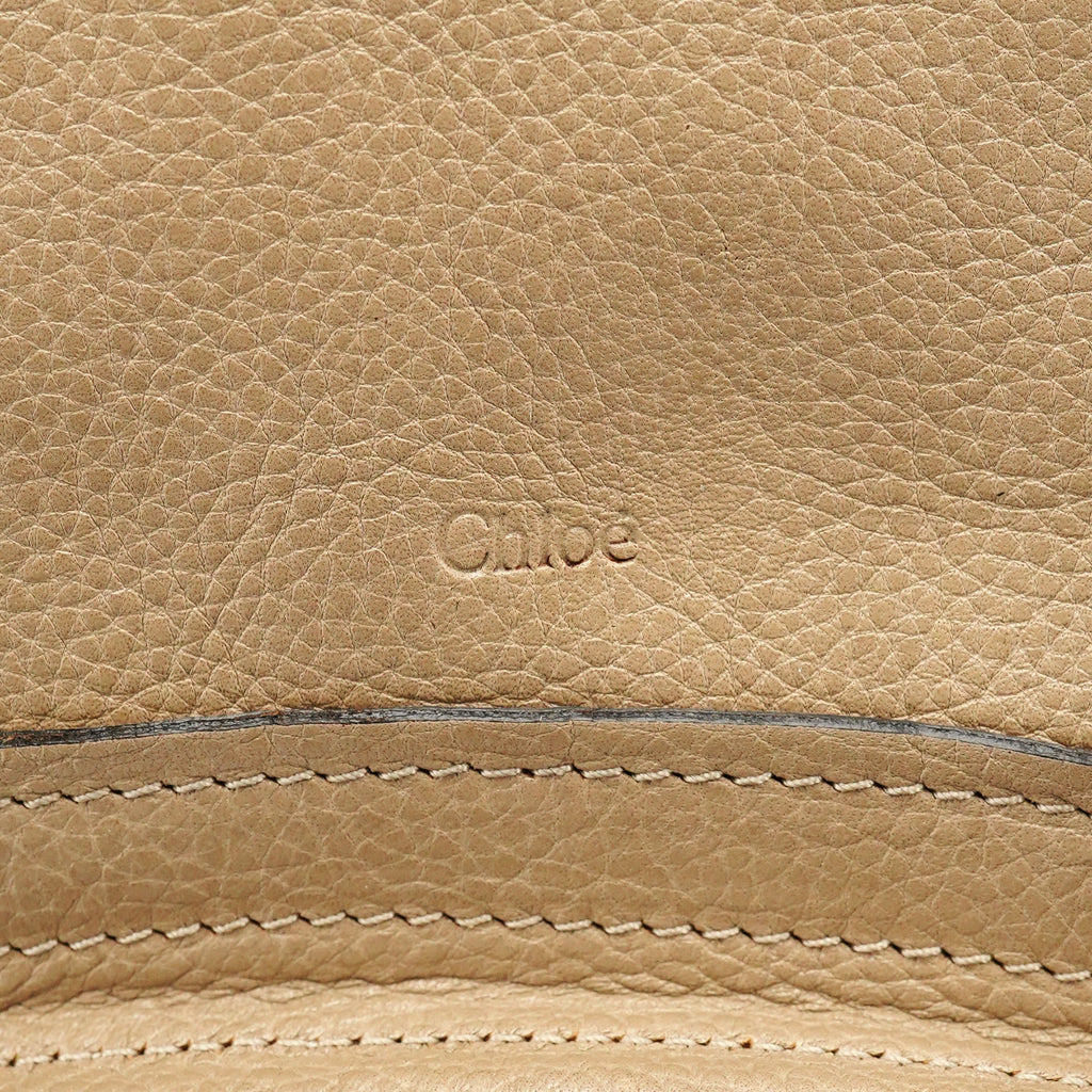 Beige Leather Paraty 2-Way Bag