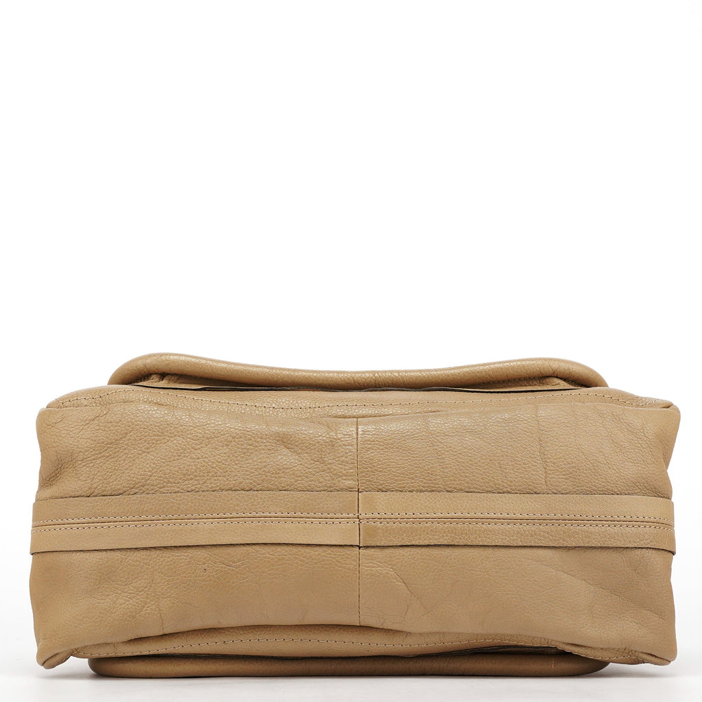 Beige Leather Paraty 2-Way Bag