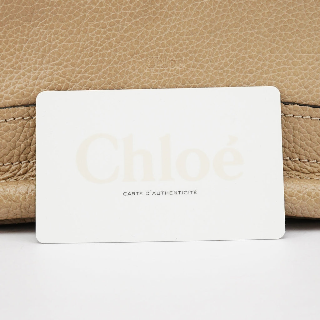 Beige Leather Paraty 2-Way Bag