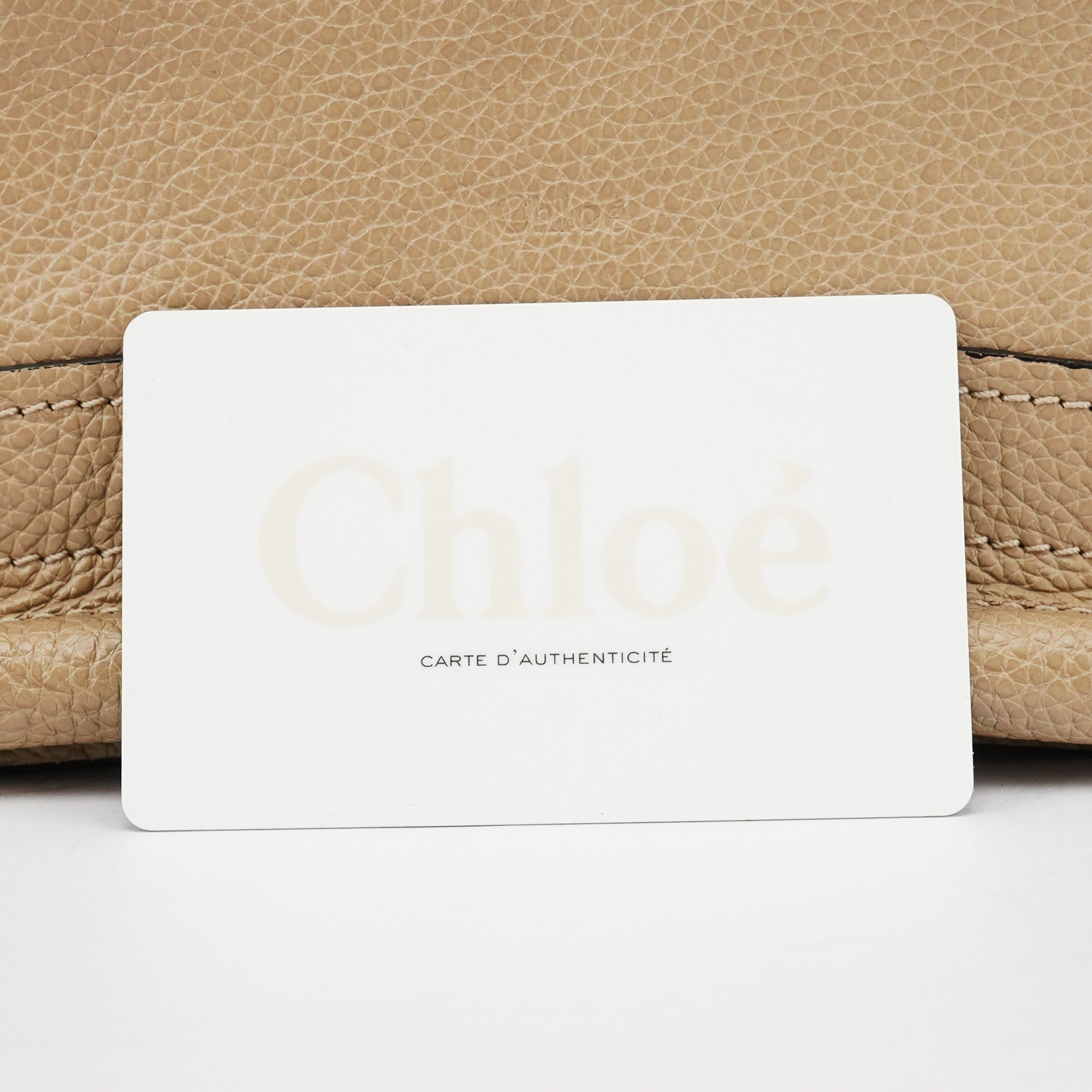 Beige Leather Paraty 2-Way Bag