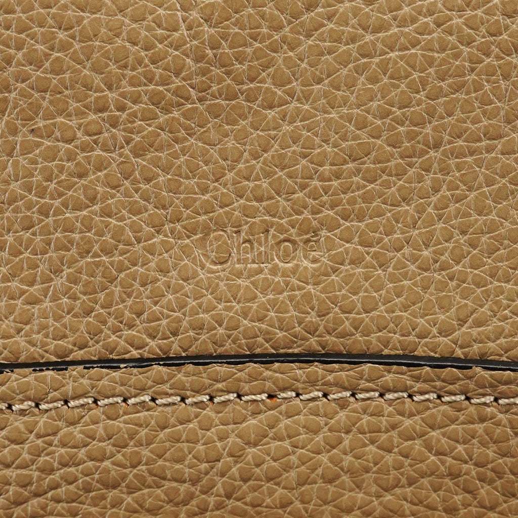 Beige Leather Paraty 2-Way Bag