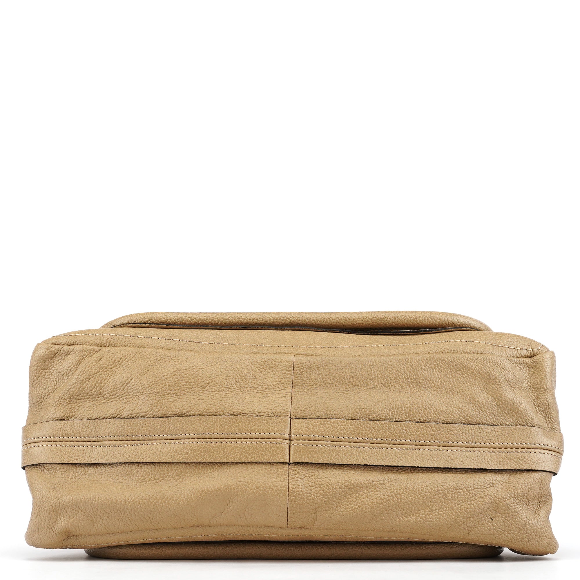 Beige Leather Paraty 2-Way Bag