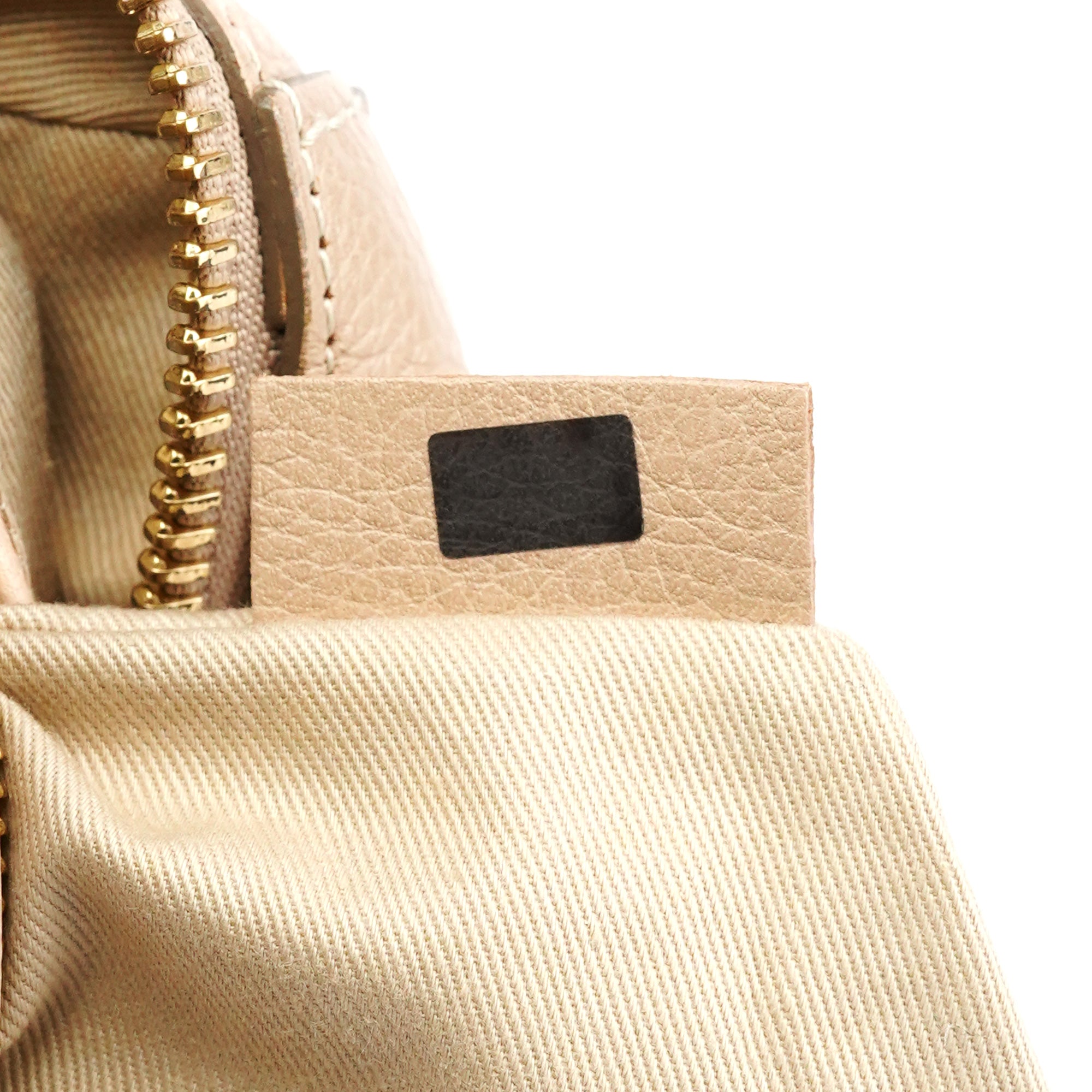 Beige Leather Paraty 2-Way Bag