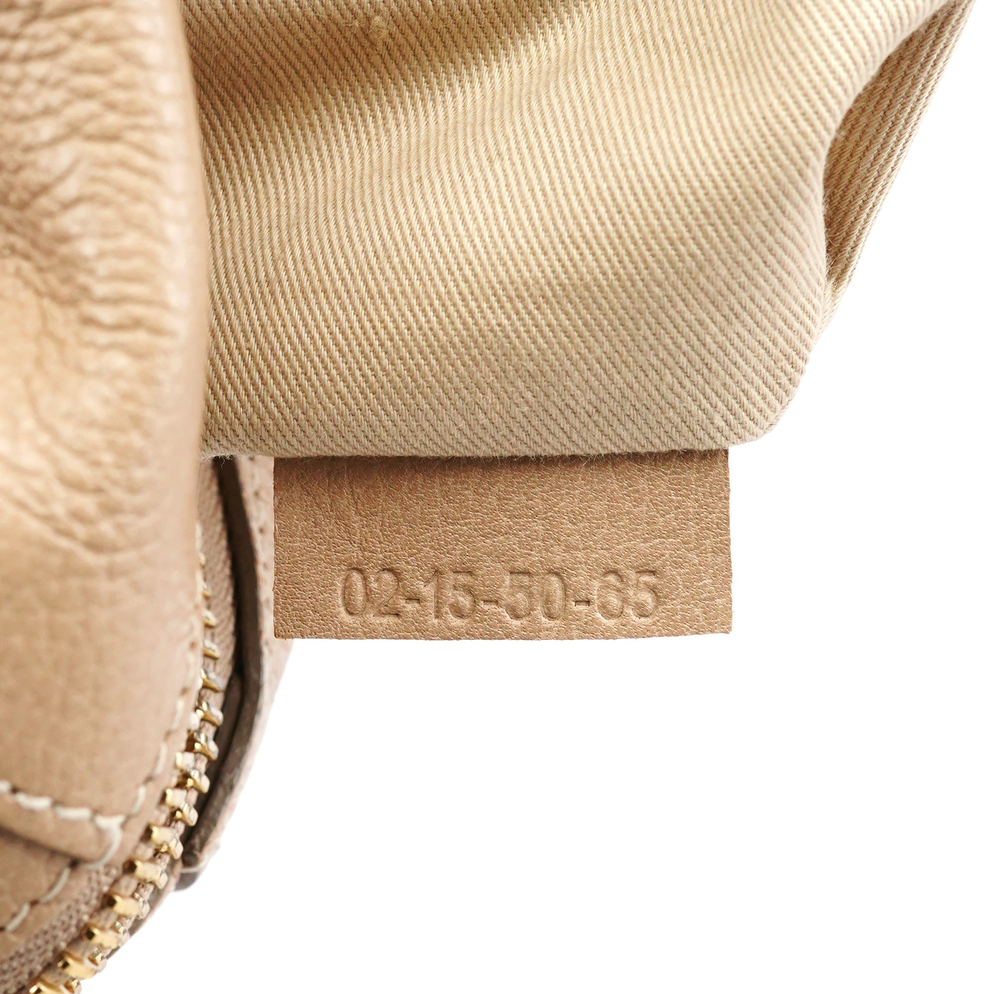 Beige Leather Paraty 2-Way Bag