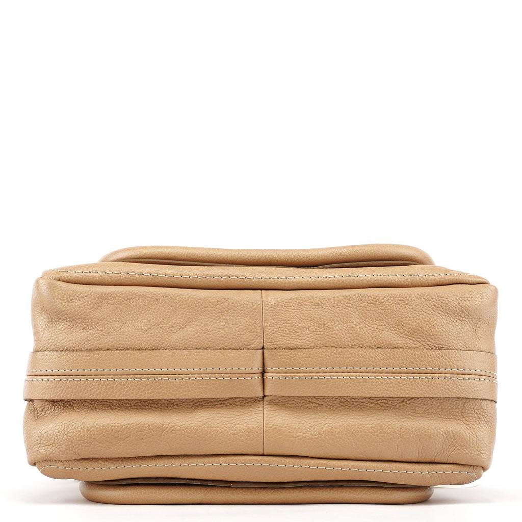 Beige Leather Paraty 2-Way Bag