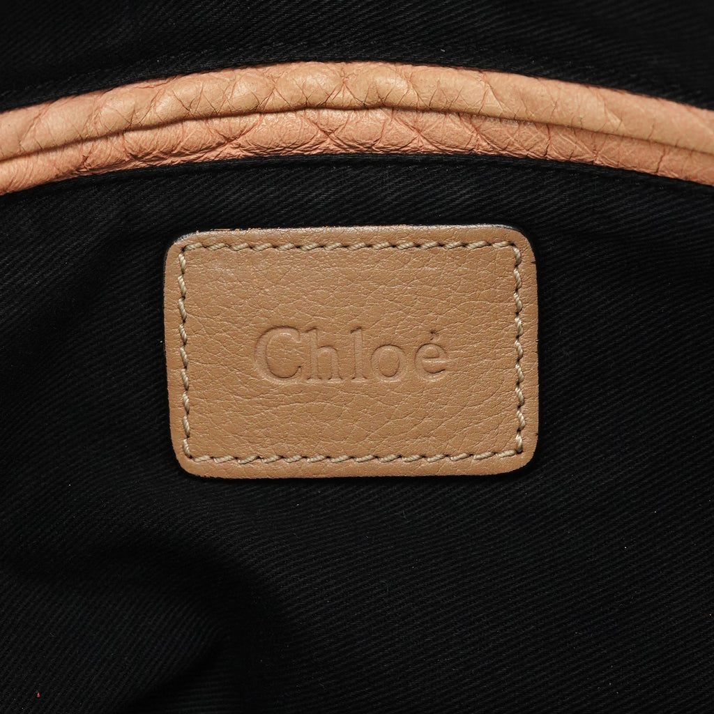 Beige Leather Paraty 2-Way Bag