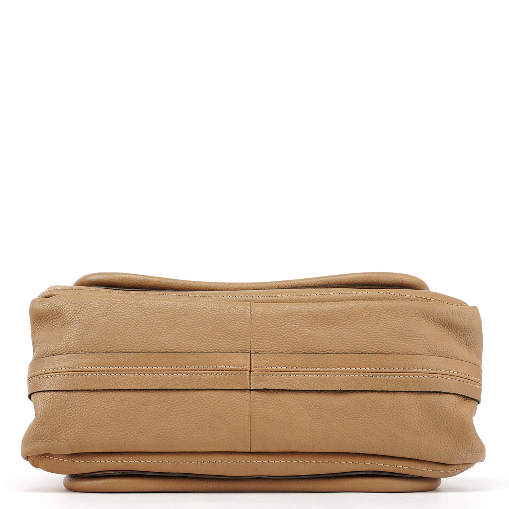 Beige Leather Paraty 2-Way Bag