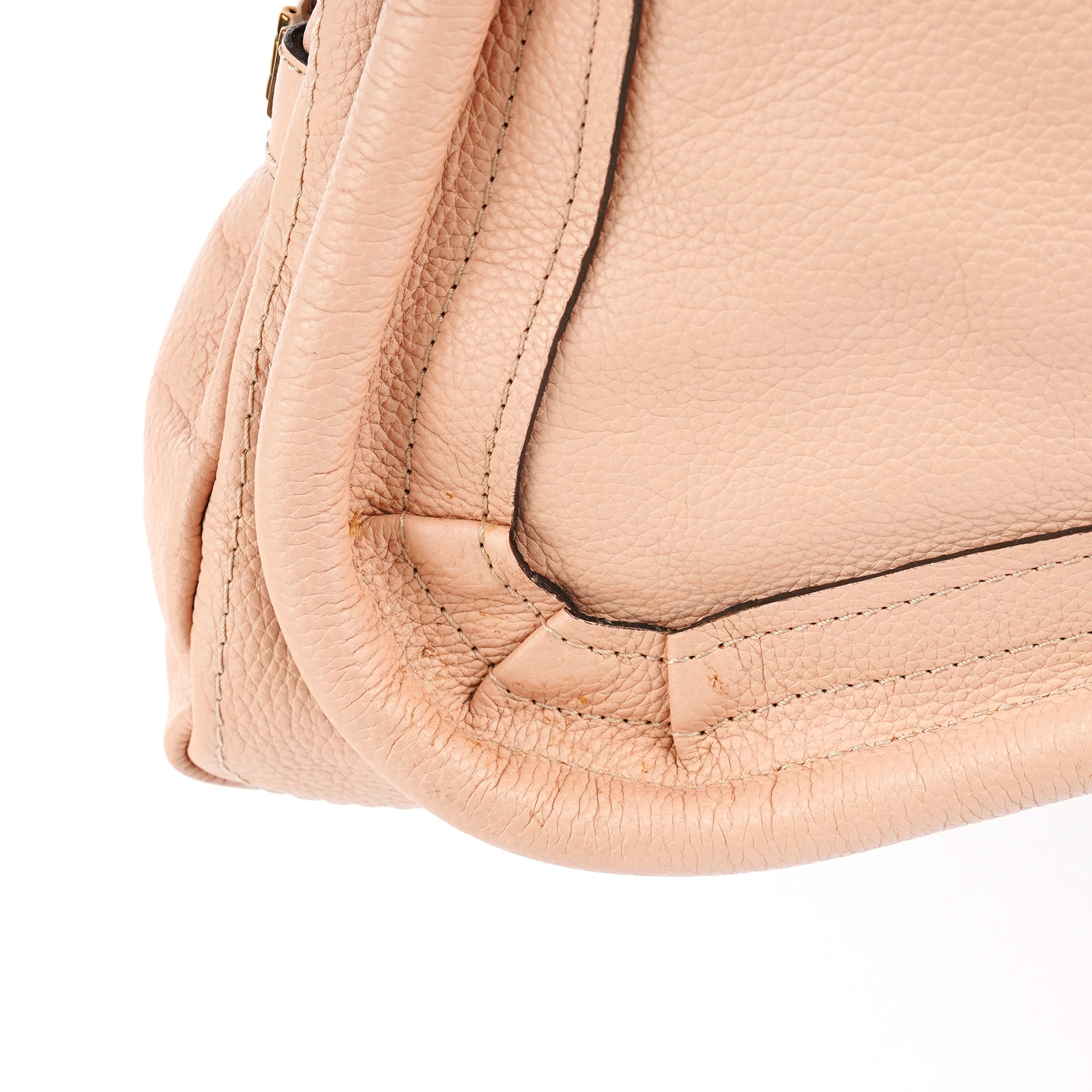 Beige Leather Paraty 2-Way Bag