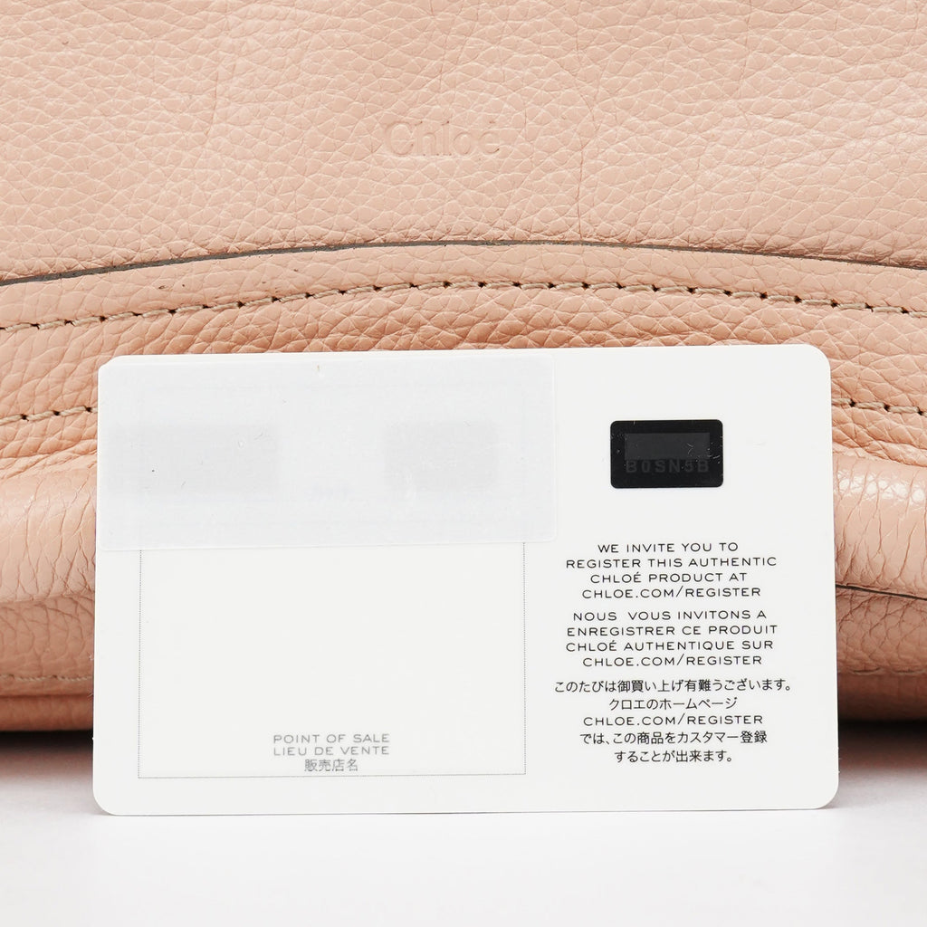Beige Leather Paraty 2-Way Bag