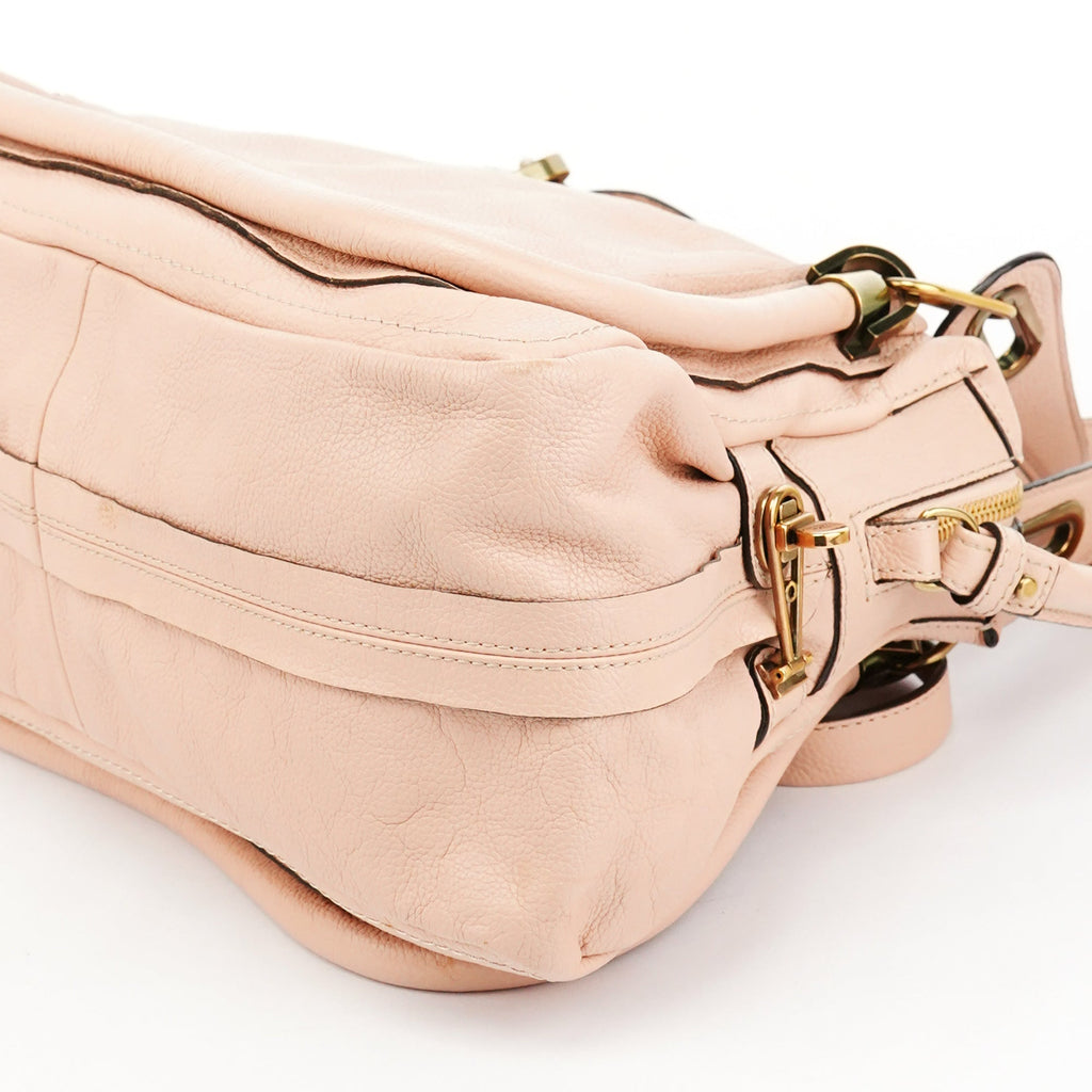 Beige Leather Paraty 2-Way Bag