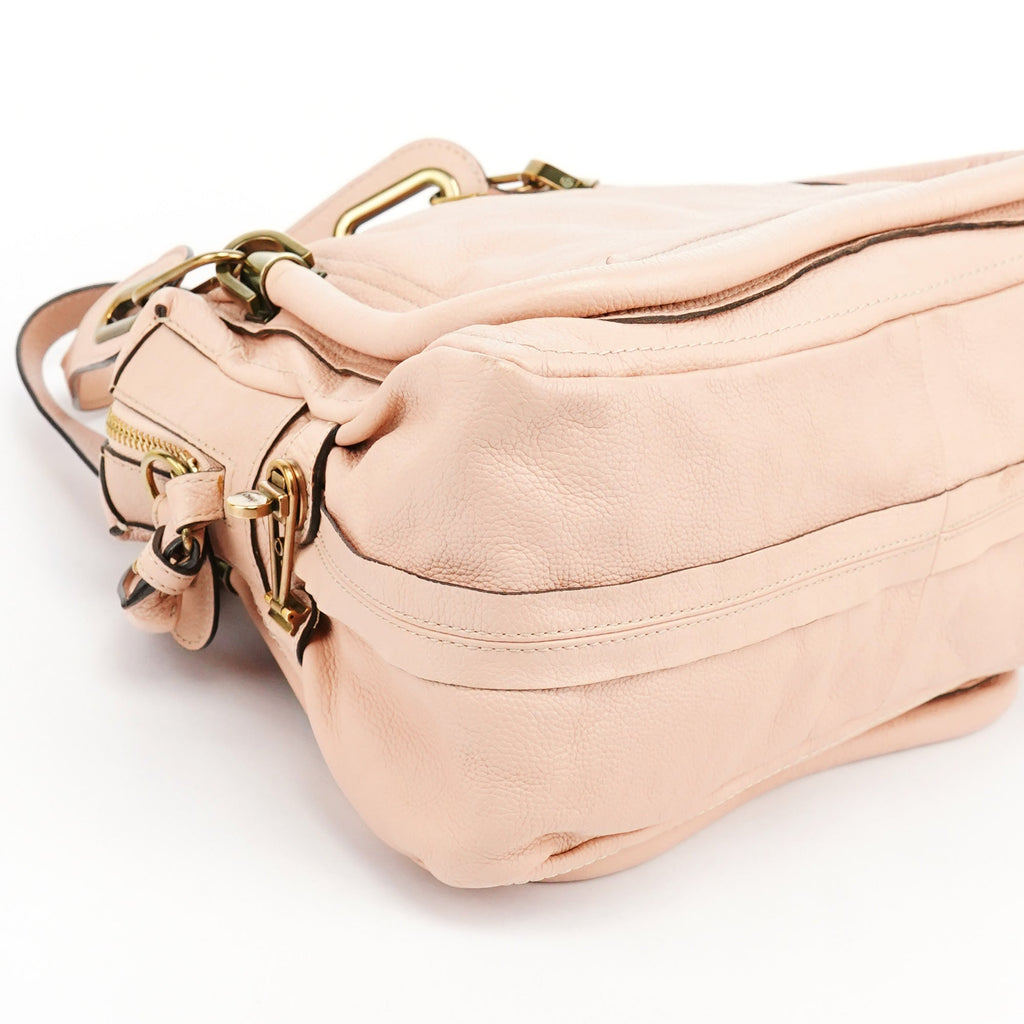 Beige Leather Paraty 2-Way Bag