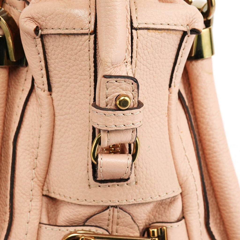 Beige Leather Paraty 2-Way Bag