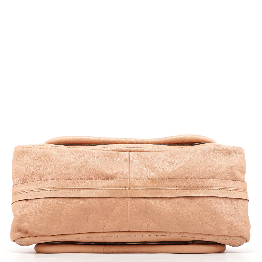 Beige Leather Paraty 2-Way Bag