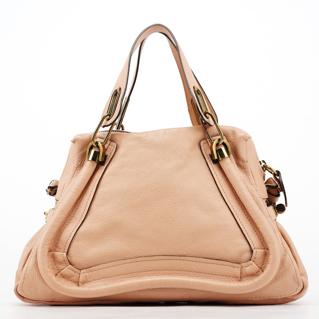 Beige Leather Paraty 2-Way Bag