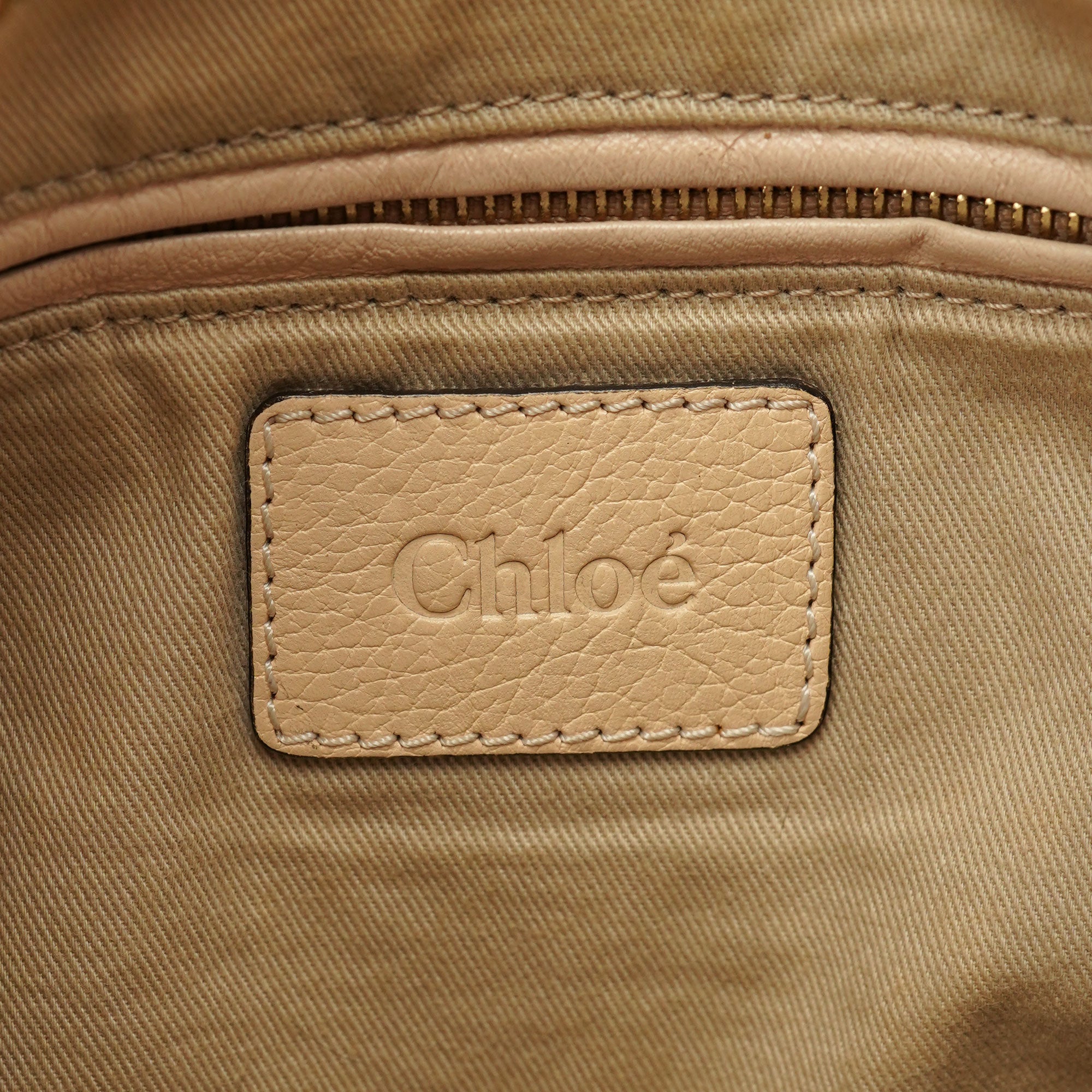 Beige Leather Paraty 2-Way Shoulder Bag