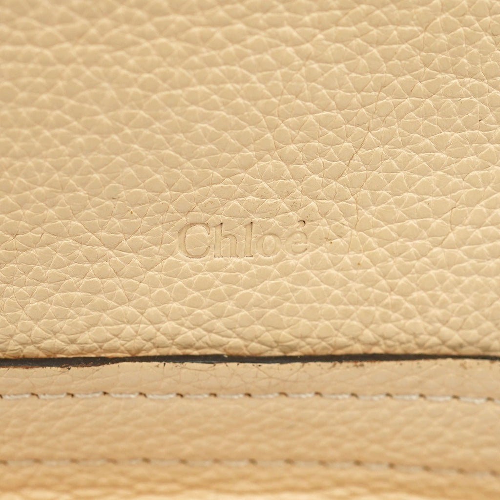 Beige Leather Paraty 2-Way Shoulder Bag