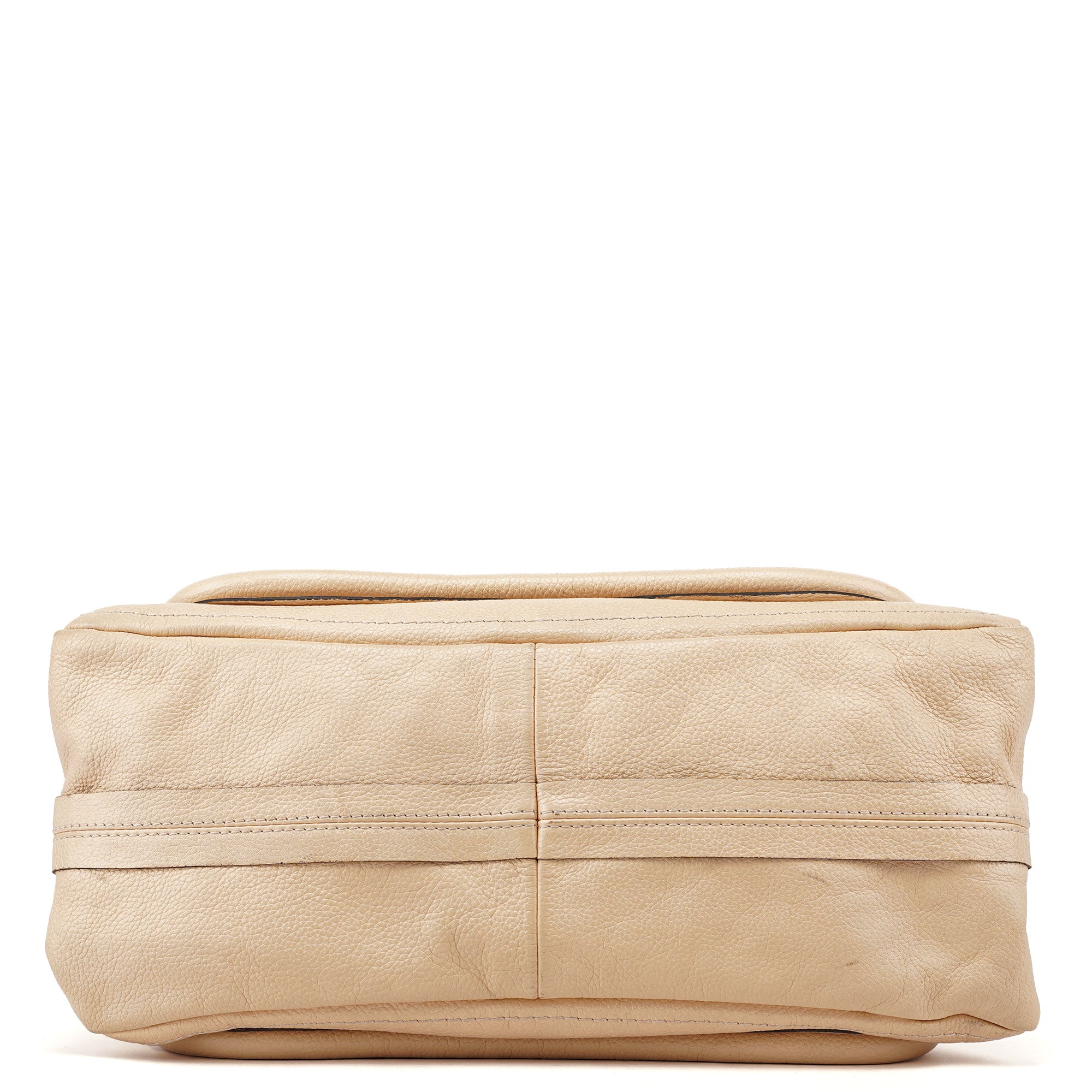 Beige Leather Paraty 2-Way Shoulder Bag