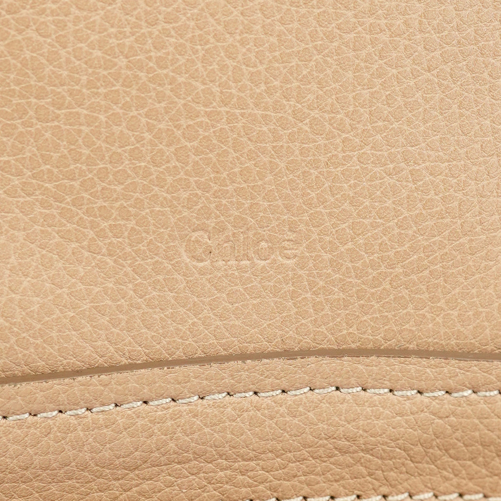 Beige Leather Paraty 2-Way Shoulder Bag