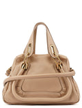Beige Leather Paraty 2-Way Shoulder Bag