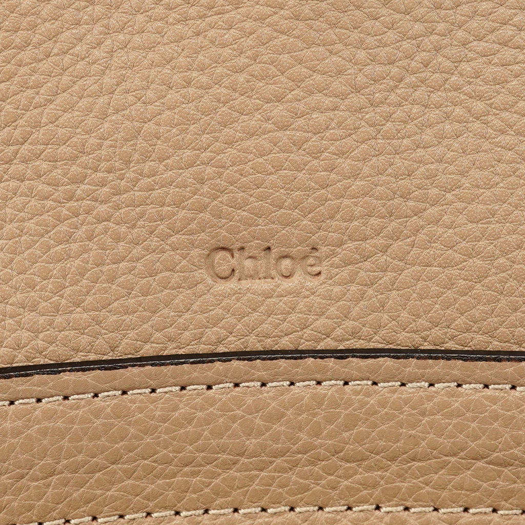 Beige Leather Paraty 2-Way Shoulder Bag
