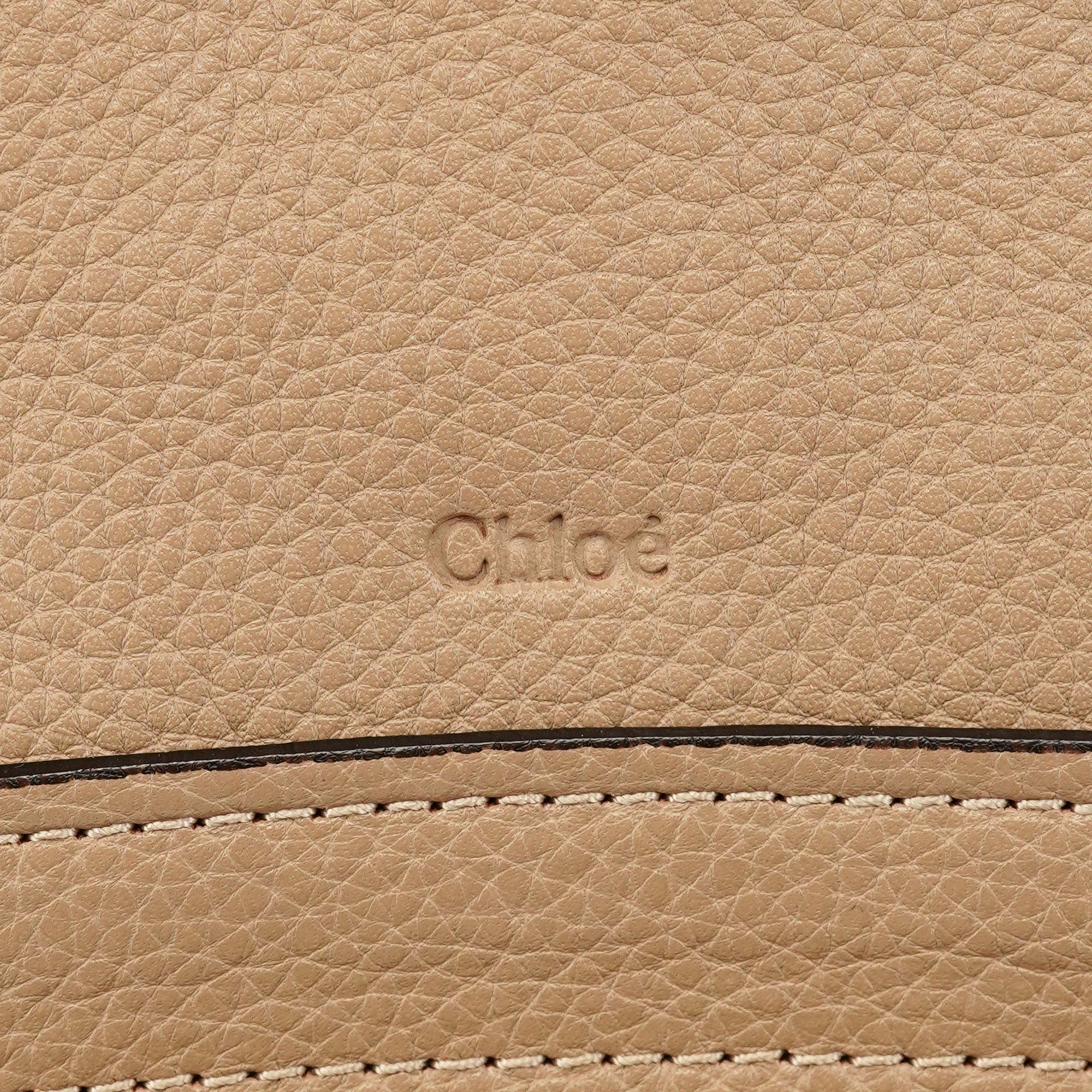 Beige Leather Paraty 2-Way Shoulder Bag