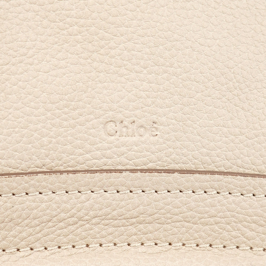 Beige Leather Paraty 2-Way Shoulder Bag
