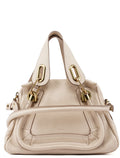 Beige Leather Paraty 2-Way Shoulder Bag