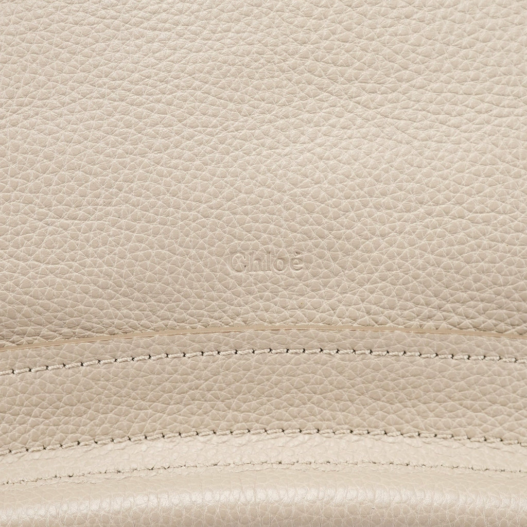 Beige Leather Paraty 2-Way Shoulder Bag