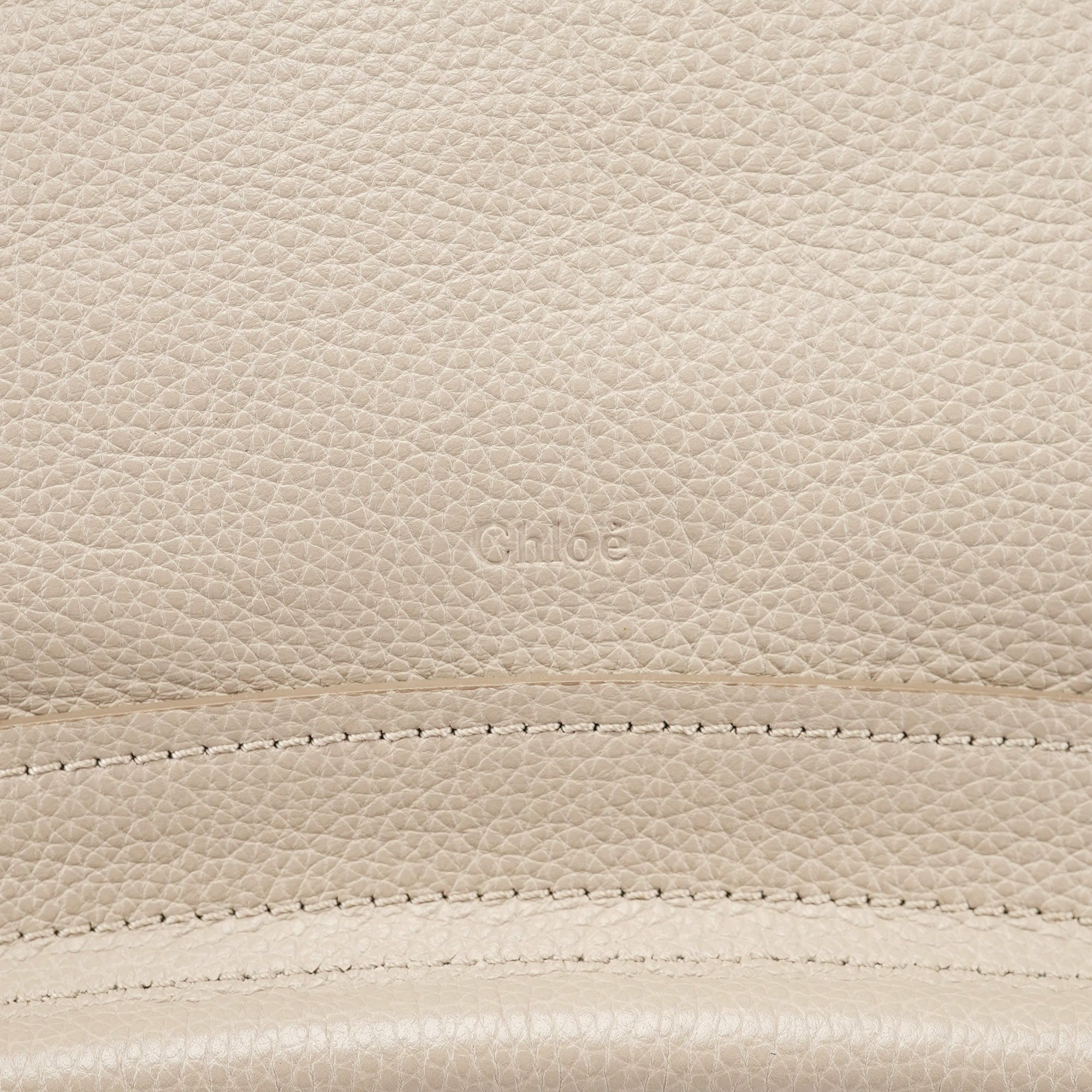 Beige Leather Paraty 2-Way Shoulder Bag