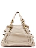 Beige Leather Paraty 2-Way Shoulder Bag