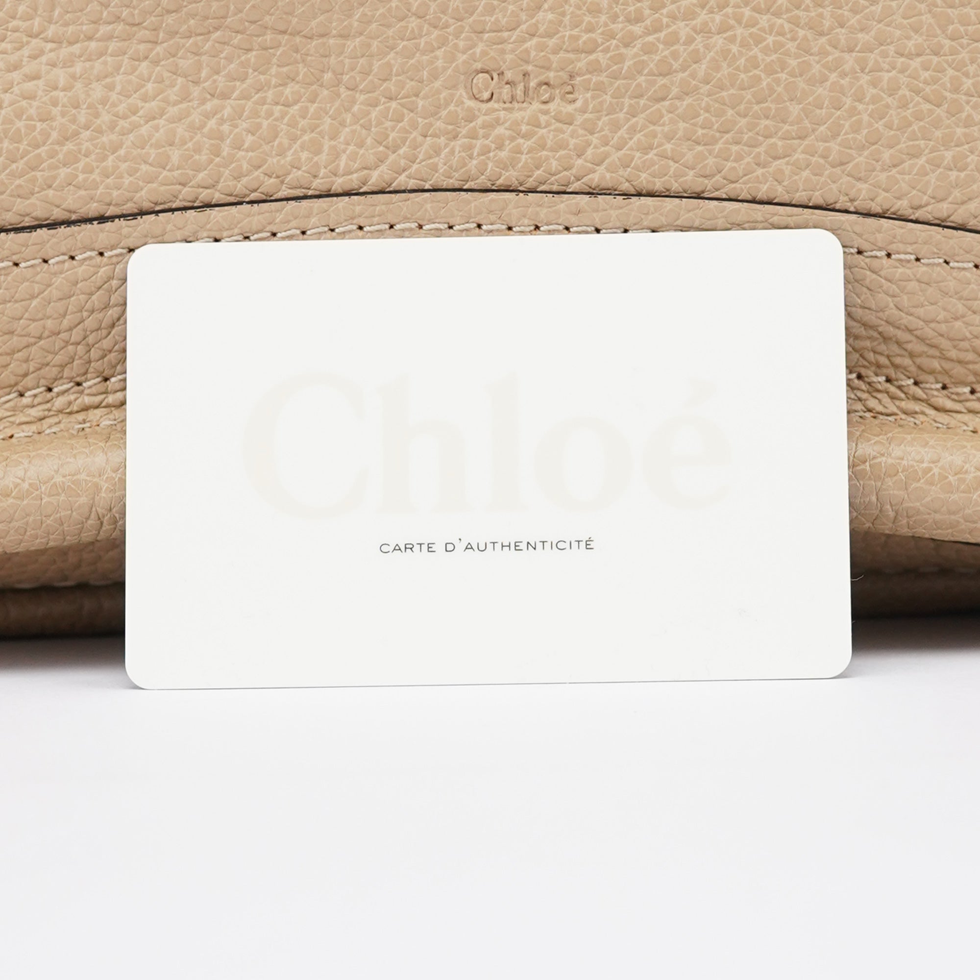 Beige Leather Paraty 2-Way Shoulder Bag