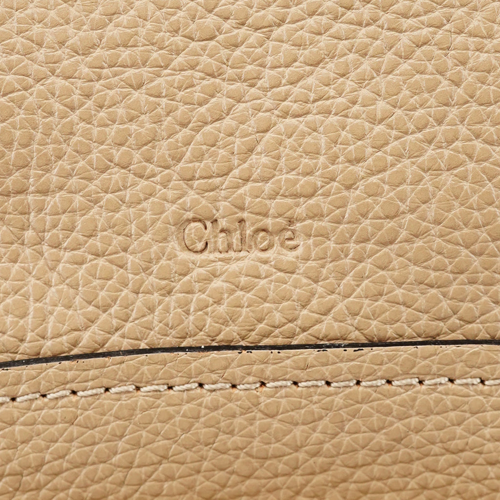 Beige Leather Paraty 2-Way Shoulder Bag