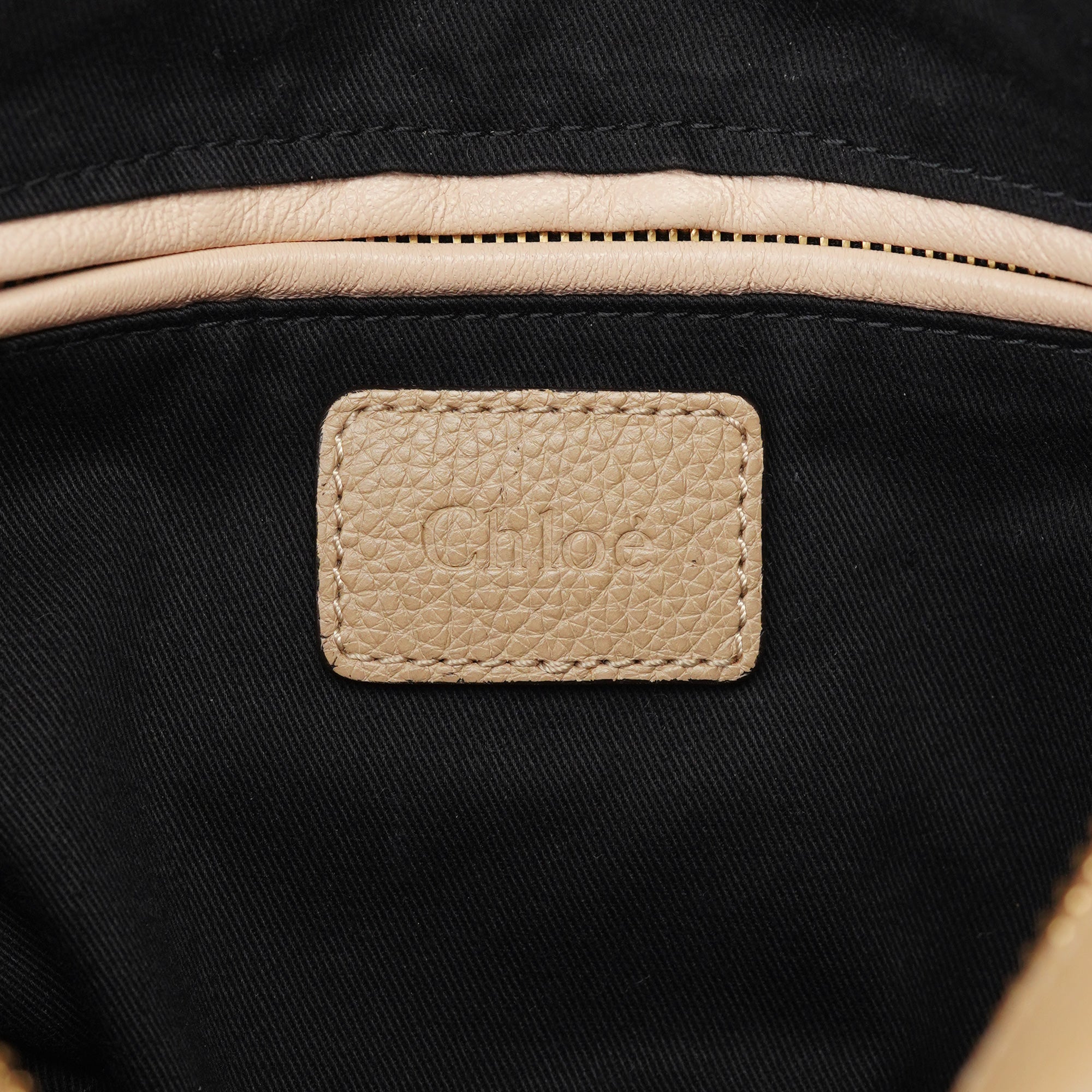 Beige Leather Paraty 2-Way Shoulder Bag
