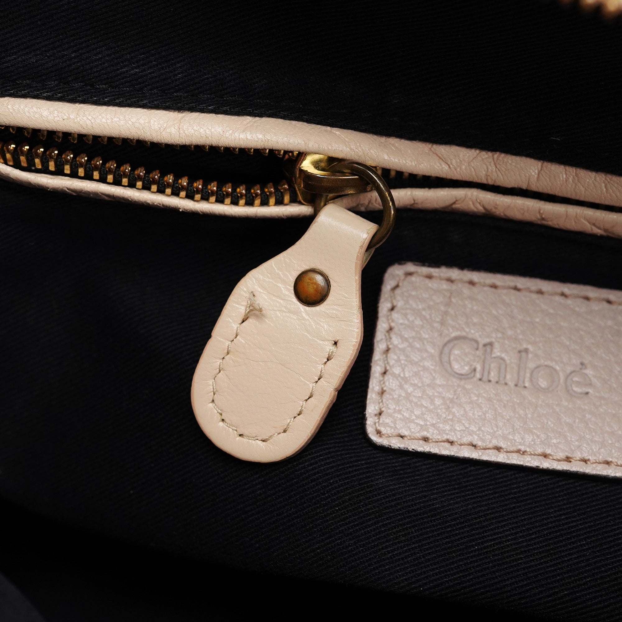 Beige Leather Paraty 2-Way Shoulder Bag