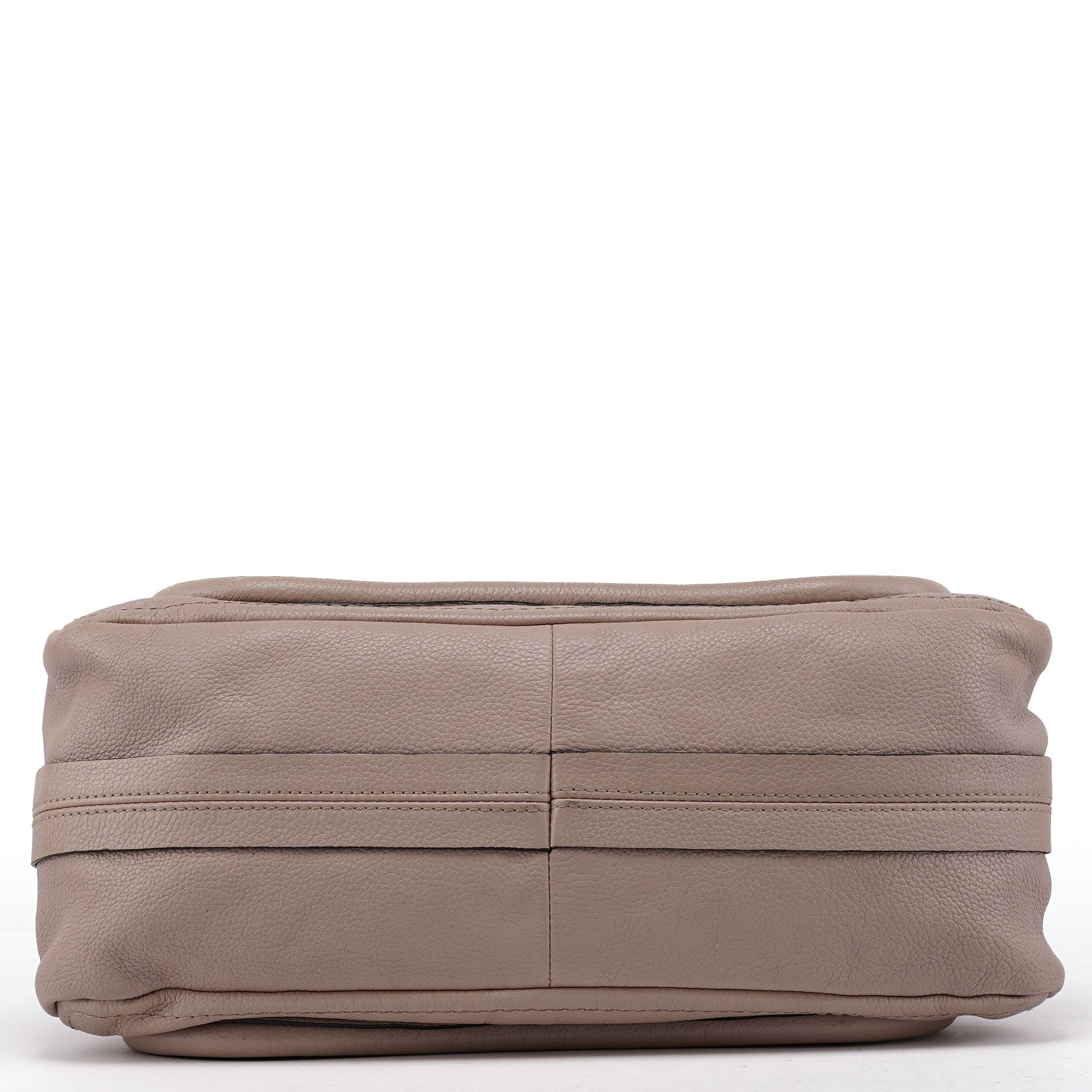 Beige Leather Paraty 2-Way Shoulder Bag