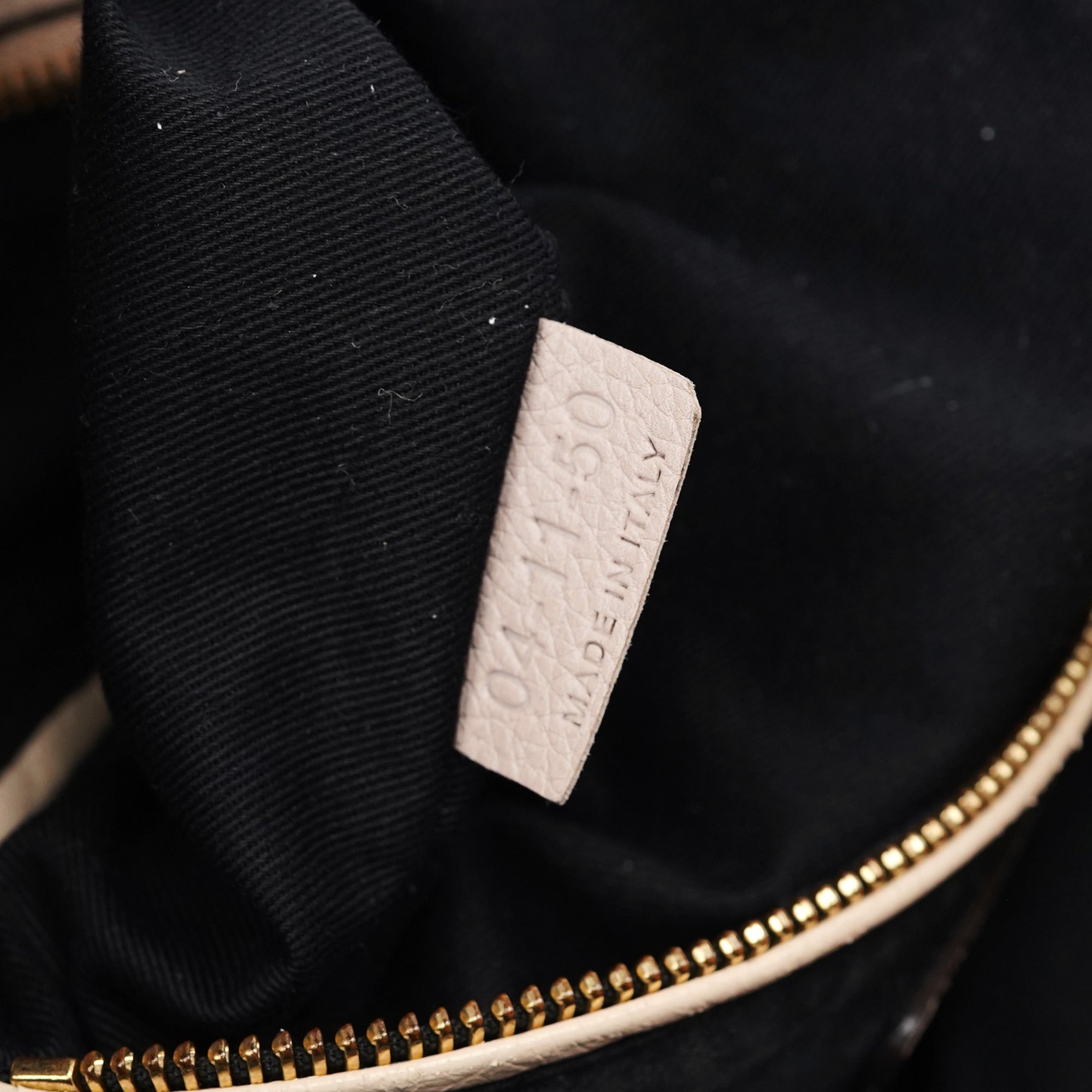 Beige Leather Paraty 2-Way Shoulder Bag
