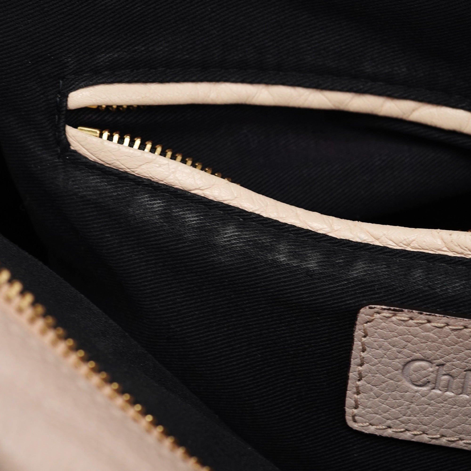 Beige Leather Paraty 2-Way Shoulder Bag