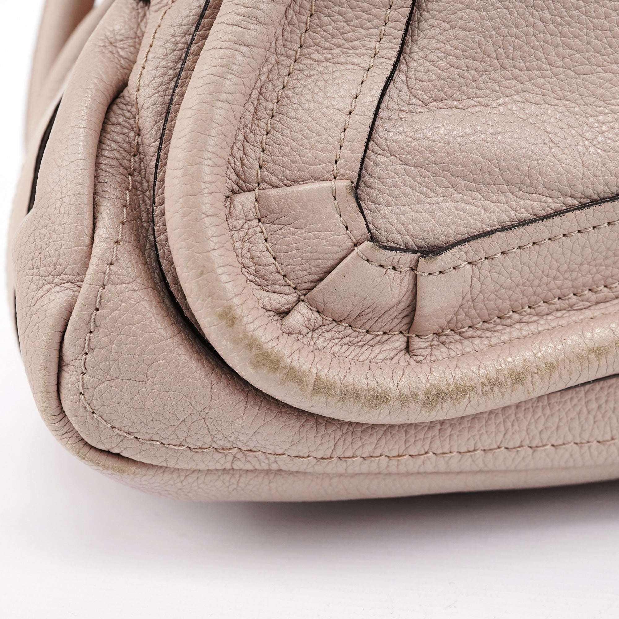 Beige Leather Paraty 2-Way Shoulder Bag