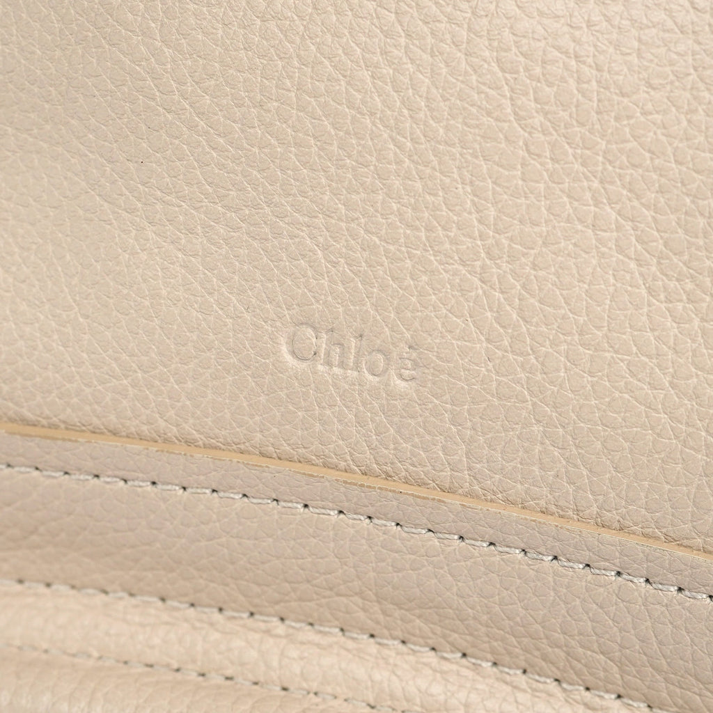 Beige Leather Paraty 2-Way Shoulder Bag