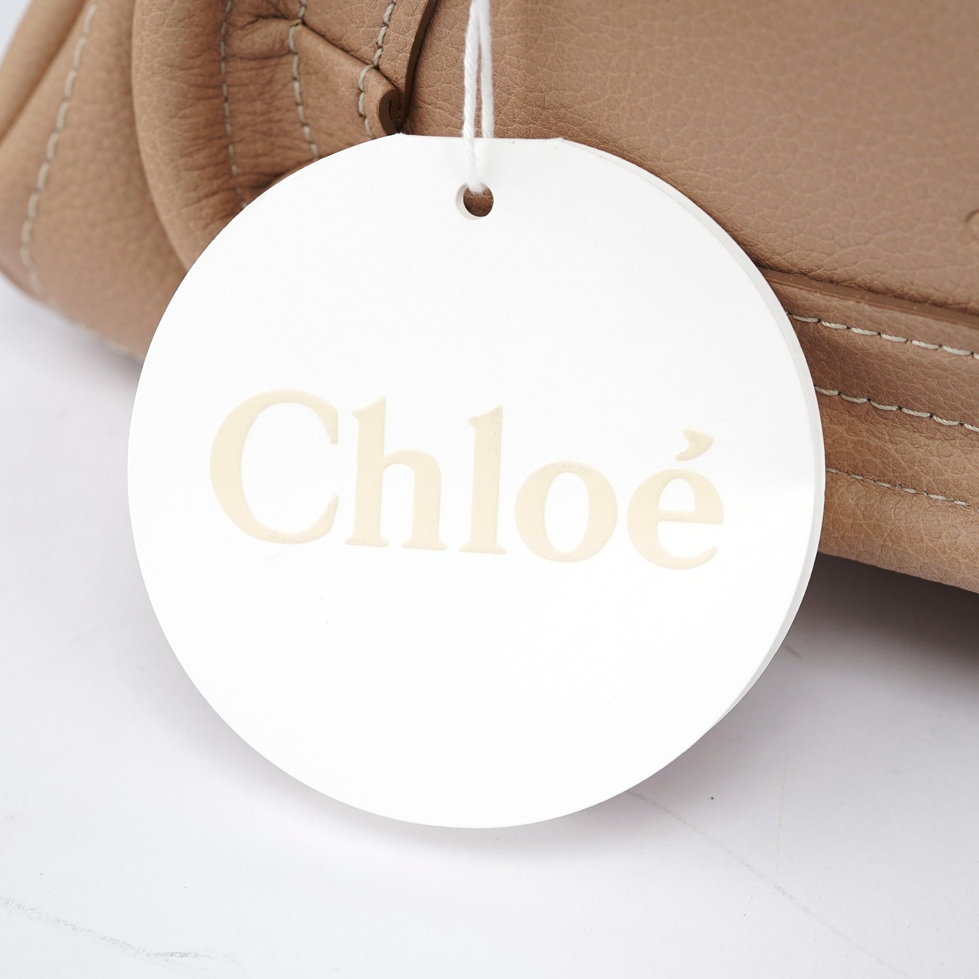Beige Leather Paraty 2-Way Shoulder Bag
