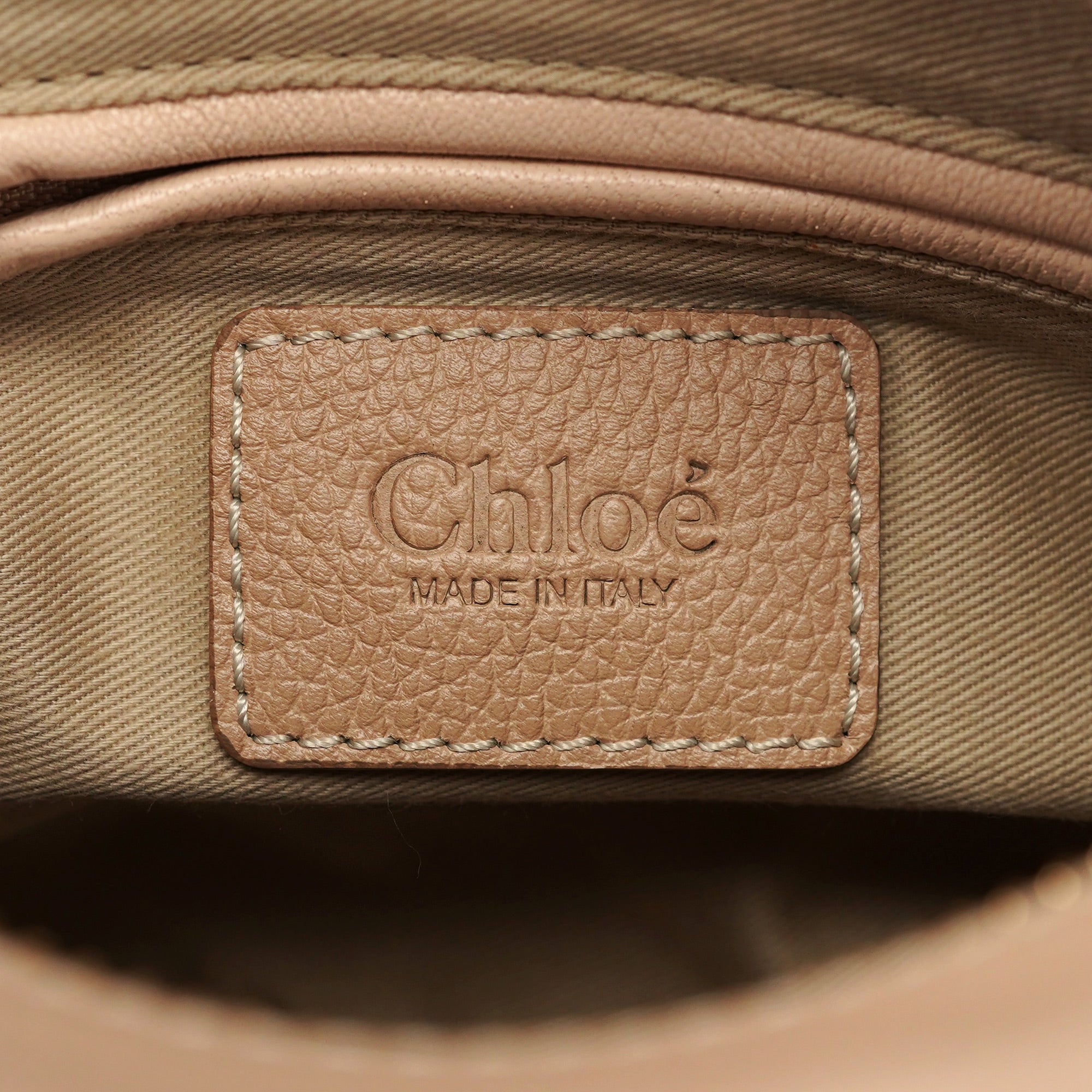 Beige Leather Paraty 2-Way Shoulder Bag