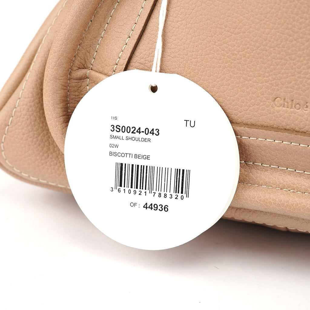 Beige Leather Paraty 2-Way Shoulder Bag