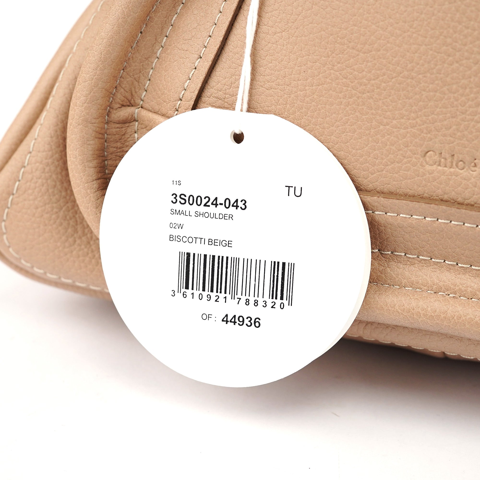 Beige Leather Paraty 2-Way Shoulder Bag
